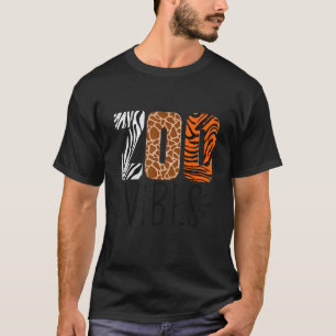 Zoo Vibes Leopard-Tierdruck Safari-Wildlife-Ani T-Shirt