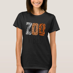 Zoo Vibes Leopard-Tierdruck Safari-Wildtier-Ani T-Shirt