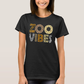 Zoo Vibes Leopard Tierdruck Safari Wildtiere Ani T-Shirt
