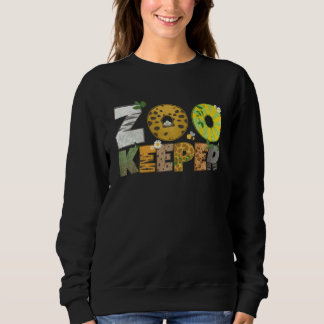 Zoo Wärter Afrikanische Savanne Wildtiere Tier Dru Sweatshirt