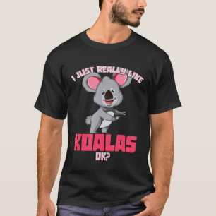 Zoo Wärter Idee Süßes Tier Australien Koala T-Shirt