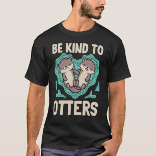 Zoo Wildlife Animal Zookeeper Niedlich Otter T-Shirt