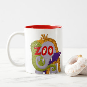 Zoo! Zweifarbige Tasse