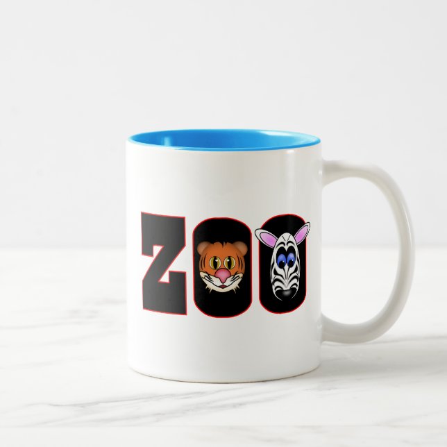 ZOO ZWEIFARBIGE TASSE (Rechts)