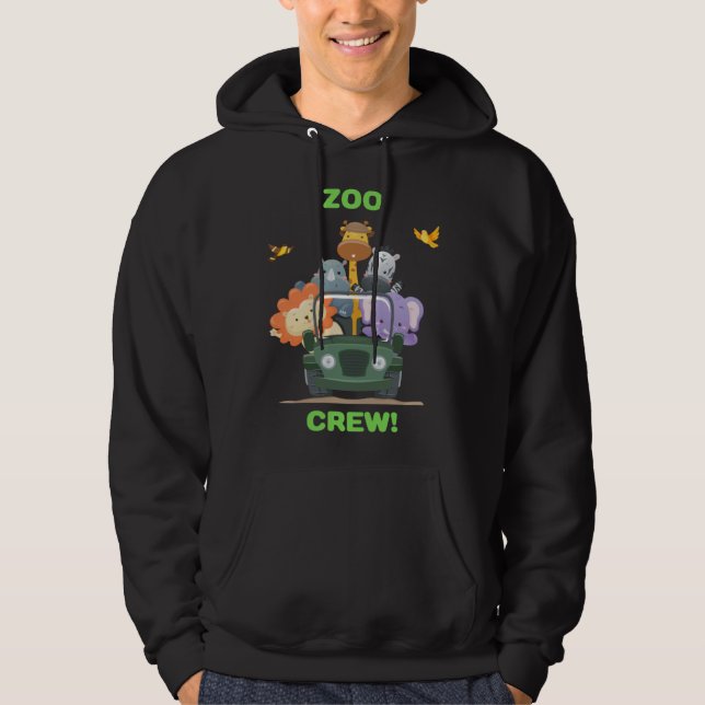 Zoobesuch  & Süße Zoocrew Hoodie (Vorderseite)