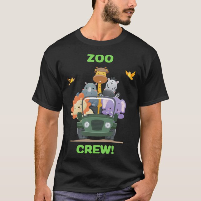 Zoobesuch  & Süße Zoocrew T-Shirt (Vorderseite)