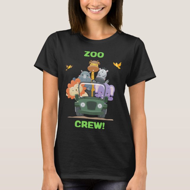 Zoobesuch  & Süße Zoocrew T-Shirt (Vorderseite)