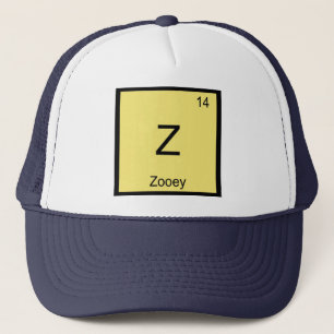 Zooey Name Chemie Element Periodensystem Truckerkappe