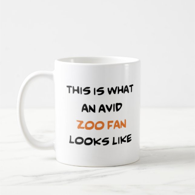 Zoofan, avid kaffeetasse (Links)