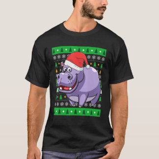 Zookeeper Ägypten Tier Hippo Ugy Weihnachten T-Shirt
