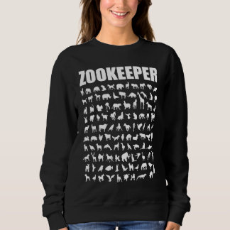 Zookeeper  Animal Keeper Saying Zoo Keeper Sweatshirt