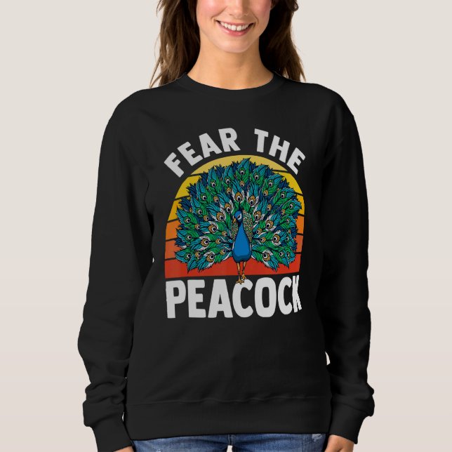 Zookeeper, Beruflicher Ornithologe Peacock Sweatshirt (Vorderseite)