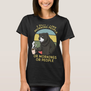 Zookeeper Coffee Drinker Coffeine Wildlife Bär T-Shirt