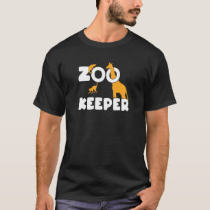 Zookeeper Giraffe Tiere Zookeeping Zoo T-Shirt