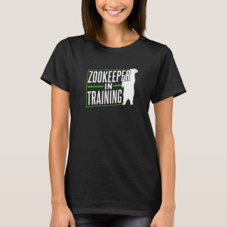 Zookeeper In Training Keeping Job Zookeepping Zoo T-Shirt