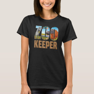Zookeeper Kostüm Afrikanische Savanna Zobewahre Ti T-Shirt