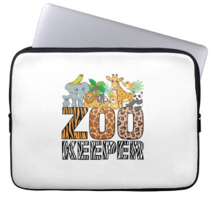 Zookeeper Kostüm Zebra Wild Print African Animal A Laptopschutzhülle