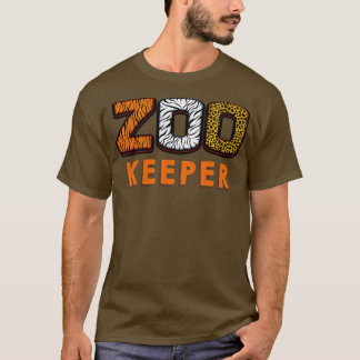 Zookeeper Safari Park Africa Animal Professionals  T-Shirt