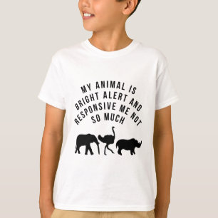Zookeeper & Tierarzt Spaß "Mein Tier ist hell T-Shirt