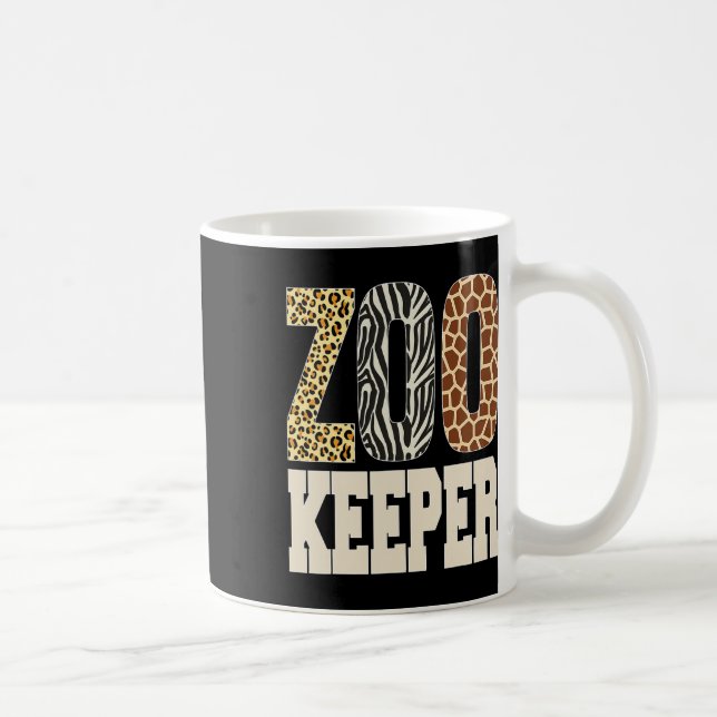 Zookeeper Tierpark Zoo Wildlife Lover Safari Kaffeetasse (Rechts)