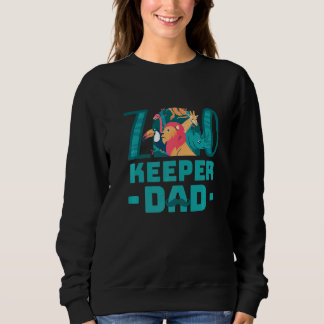 Zookeeper Vater Safari Tierhalter Zoologie Zookeep Sweatshirt