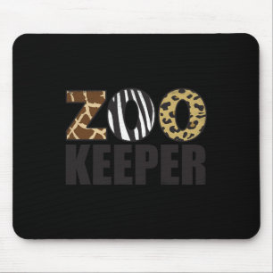 Zookeeper Zoals Zoos Wildlife Safari Halloween Co Mousepad