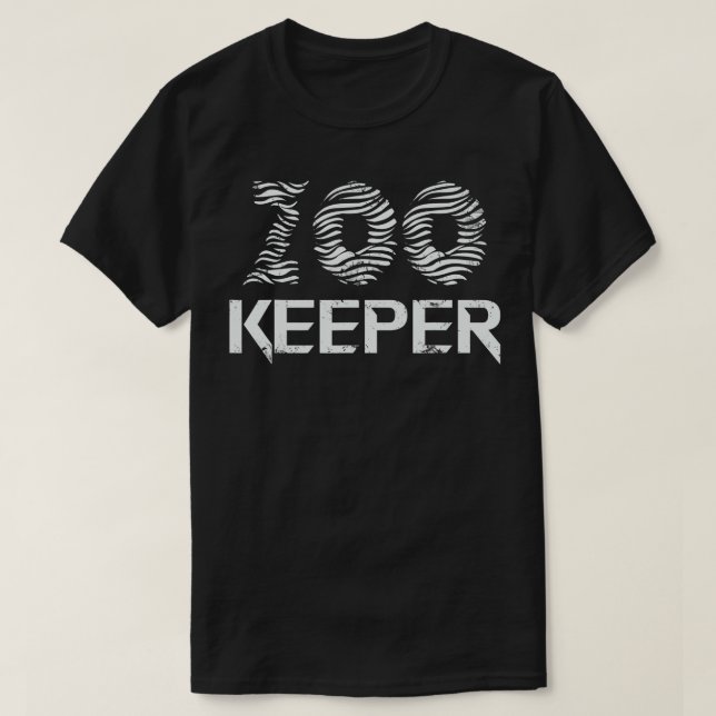 Zookeeper Zoeper Keeper African Savanna Safari Gui T-Shirt (Design vorne)