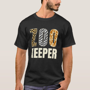 Zookeeper Zoo Tiere Savanna Safari Funny Hallowe T-Shirt