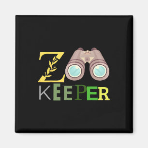 Zookeeper Zoo Wildlife Liebe Safari Hallowe Magnet