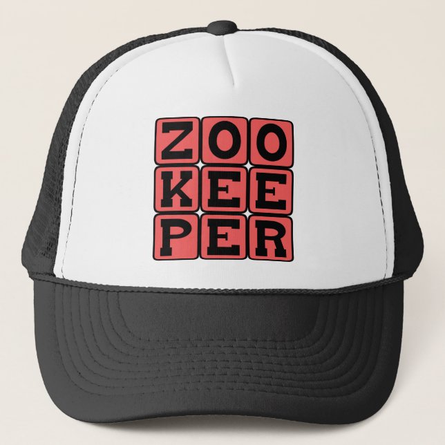 Zookeeper, Zooangestellte Truckerkappe (Vorderseite)