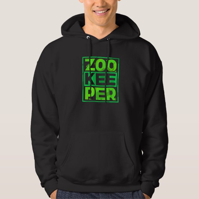 Zookeeper Zookeepping Keeping Zoo Keeper Job Hoodie (Vorderseite)