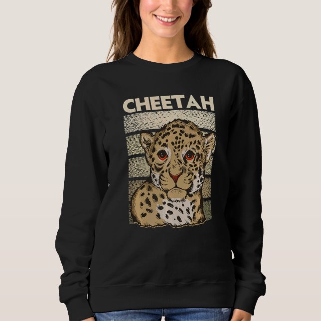 Zookeeping Wildlife Animal Zookeeper Cheetah  2 Sweatshirt (Vorderseite)
