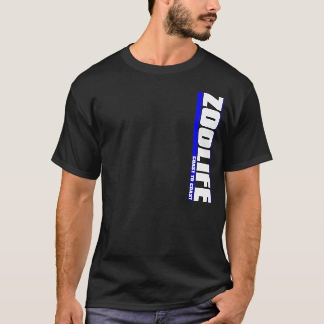 ZooLife Küste zum die Küste entlangzufahren T-Shirt (Vorderseite)