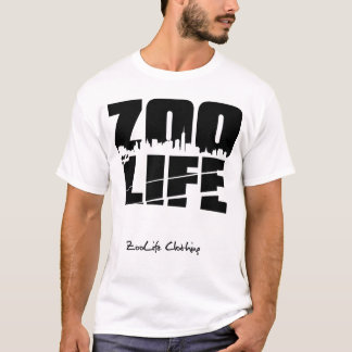 ZooLife Stadtbild-Schwarzes T-Shirt