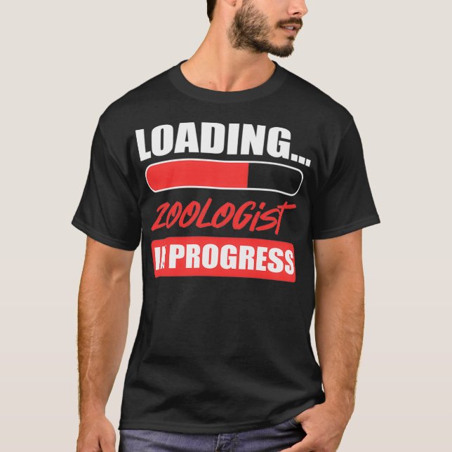 Zoologe im Progressionsverlauf Future Zoologe Pull T-Shirt (Vorderseite)