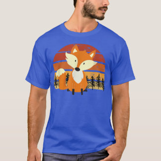 Zoologen Foes VulpineRetro Vintag Fennec Fo Foe T-Shirt