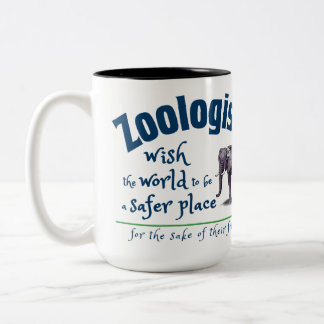 Zoologen wünschen sich, dass die Welt sicherer wir Zweifarbige Tasse