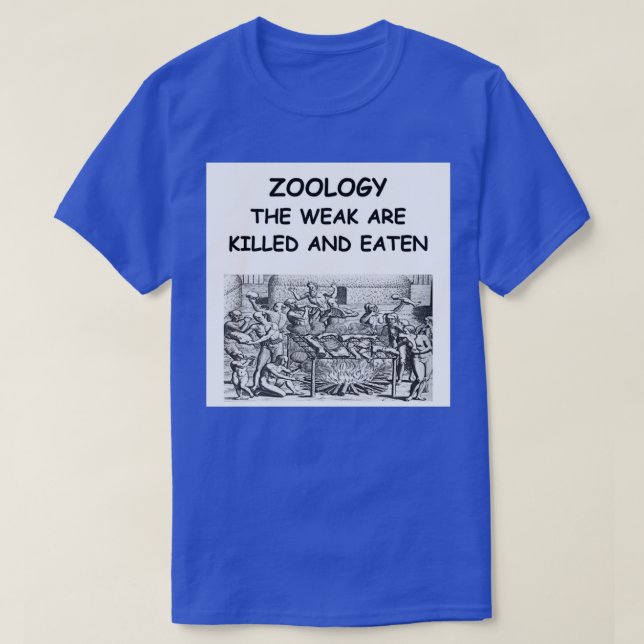 Zoologie Joke 5 T-Shirt (Design vorne)