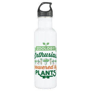 Zoologiefans mit Veganem Geschenk von Pflanze Edelstahlflasche