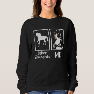 Zoologist Zookeeping Wildlife Zoology Zoo Employee Sweatshirt