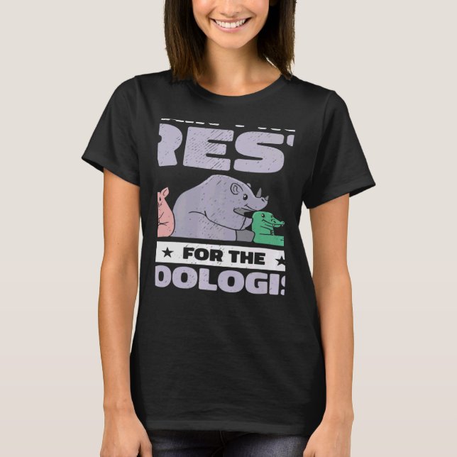Zoologist Zookeeping Wildlife Zoology Zoo Employee T-Shirt (Vorderseite)
