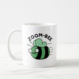Zoom-bee Funny Halloween Zombie Bee Pun Kaffeetasse