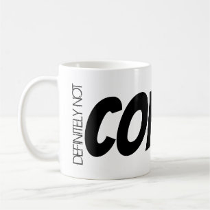 Zoom Begegnung Tee Tasse "definitiv nicht KAFFEE!"