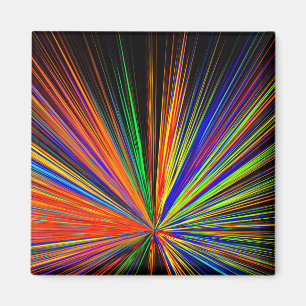 Zoom Farbe Boom Rainbow Multicolor Magnet