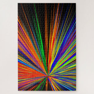 Zoom Farbe Boom Regenbogen Multicolor Puzzle