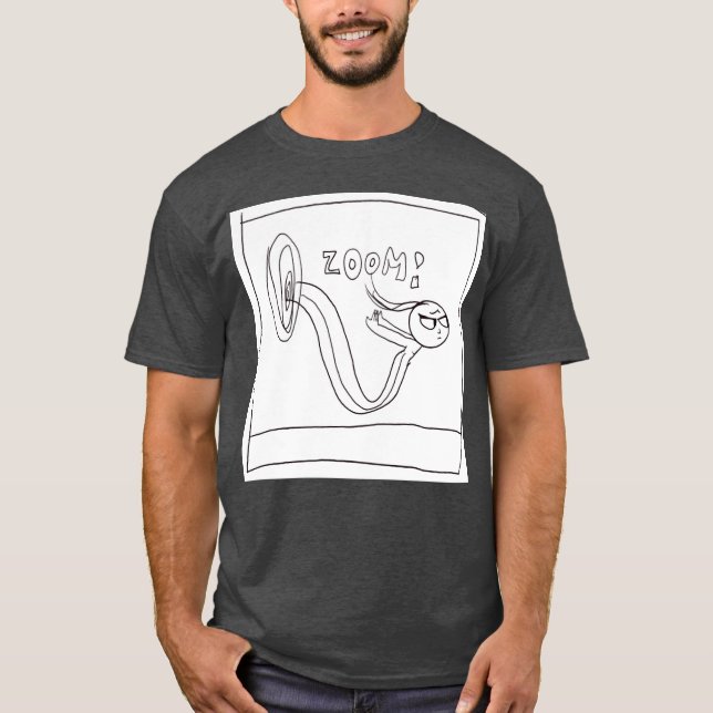 Zoom funny T-Shirt (Vorderseite)