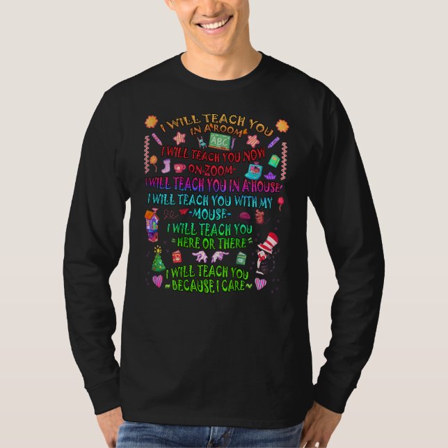 Zoom-Lehrer T-Shirt (Vorderseite)