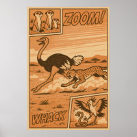 Zoom und Whack - African Savanna Action Comic