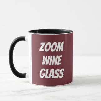 Zoom-Weinglas Tasse