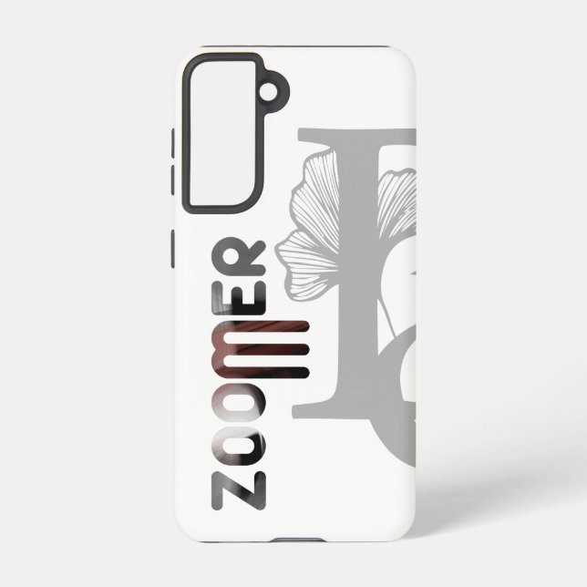 ZOOMER Samsung Hüllen Trend Abstrakt Black Powdery Samsung Galaxy Hülle (Rückseite)